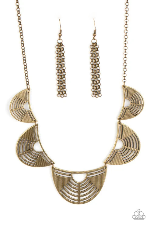 paparazzi brass necklace