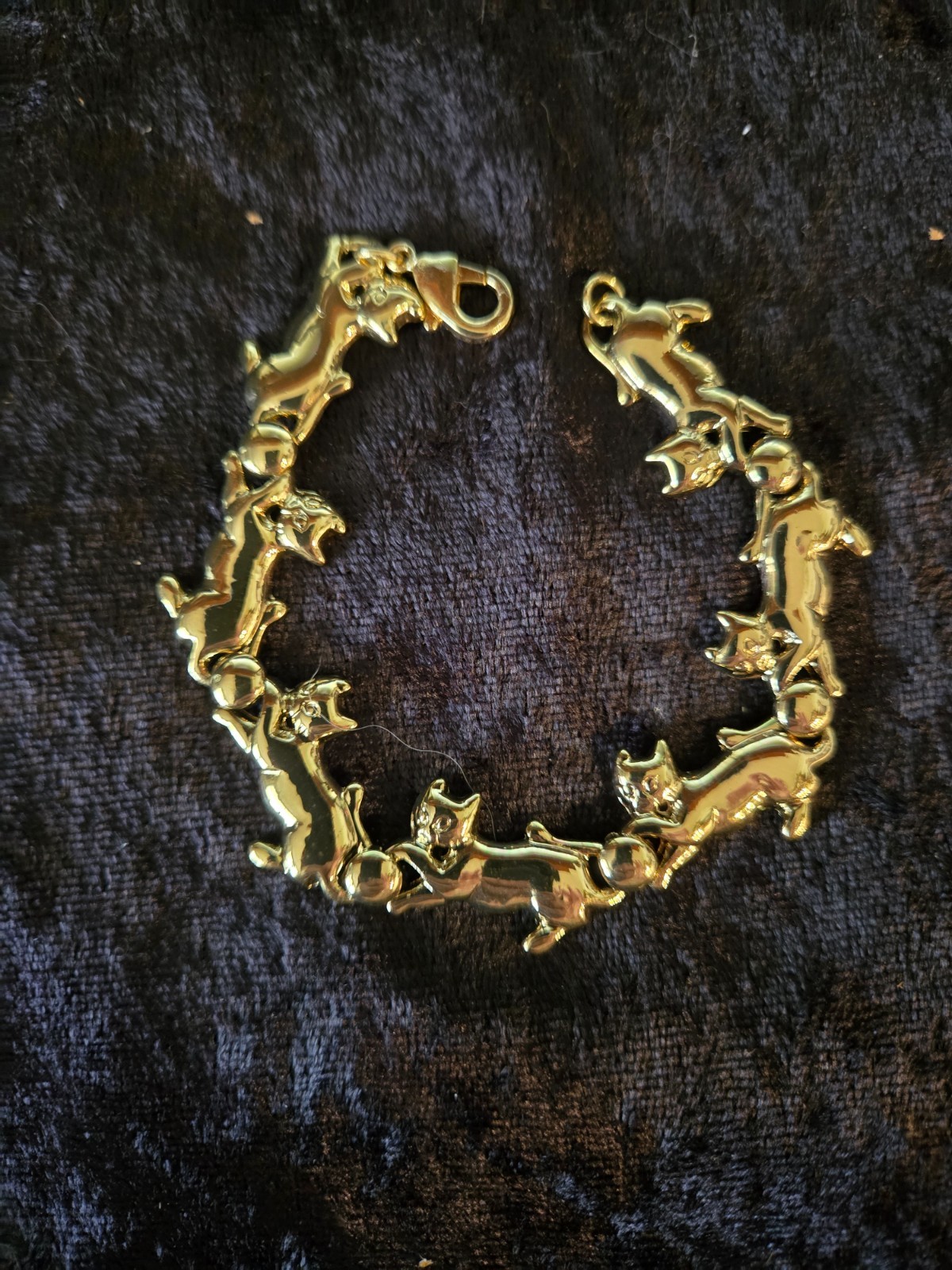 Palm Beach Jewelry by SETA Playing Cats Bracelet #9107