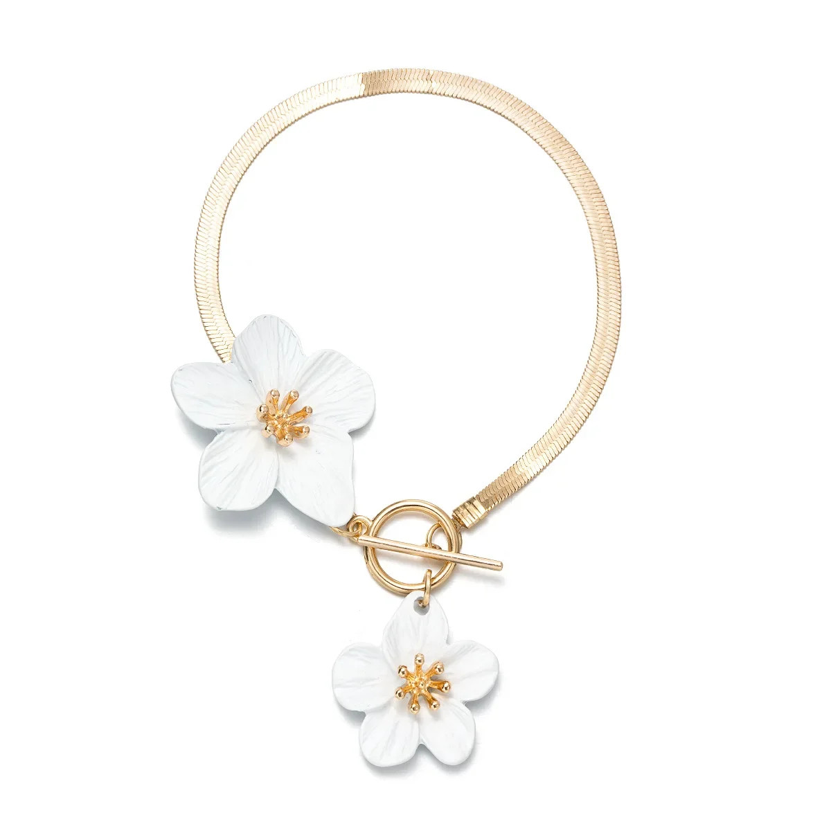 Elegant Flower Pendant Anklet for Women Vacation & Daily Wear Boho Foot Chain Pa
