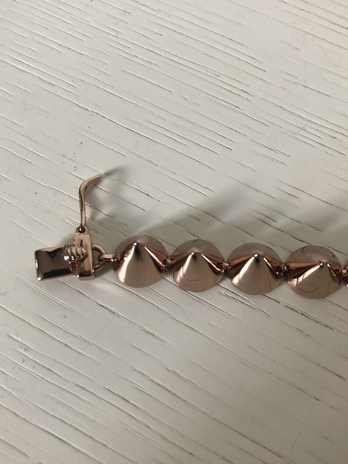 EDDIE BORGO Rose Gold Cone Bracelet – BRAND NEW – RRP £400