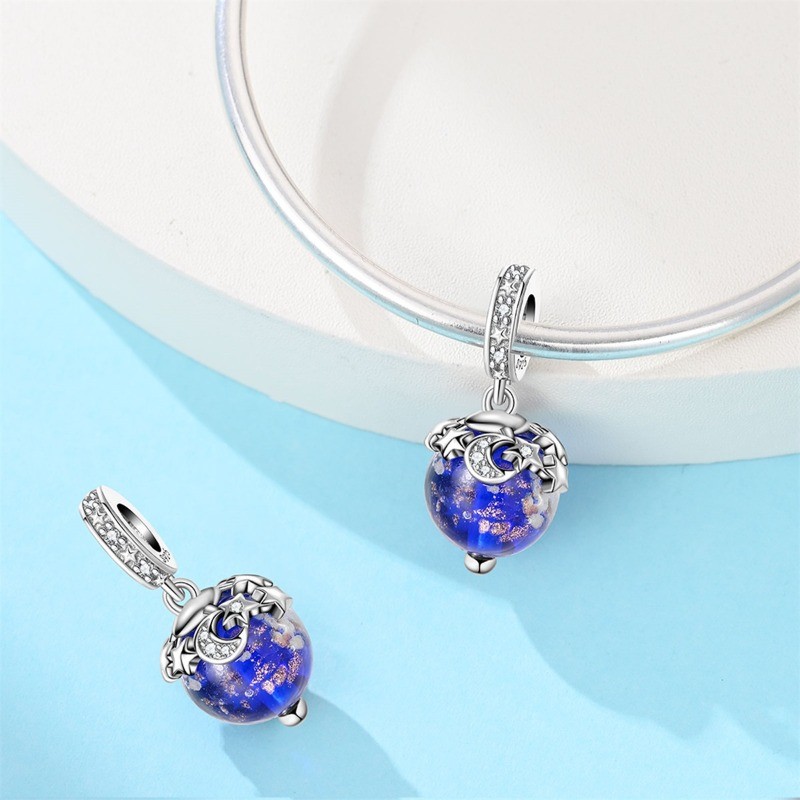 KUNSIR 925 Sterling Silver Charm For Bracelet Butterfly Pendant DIY Bead Charm