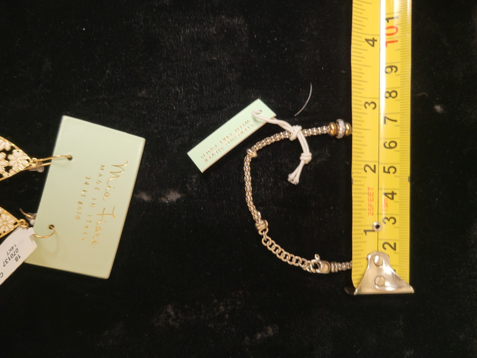 Mia Fiore made in Italy 14kt Earrings and Bracelet Lot- NWT (BFEB-06-103)