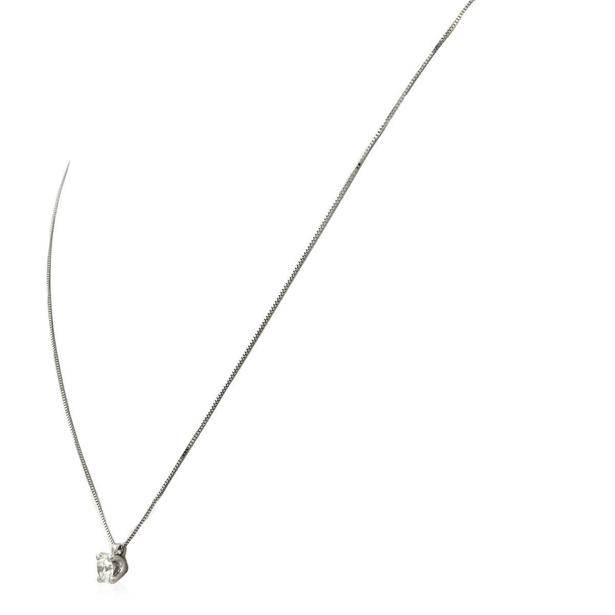 Salvini Virginia White Gold 0.41 CT Diamond Solitaire Necklace