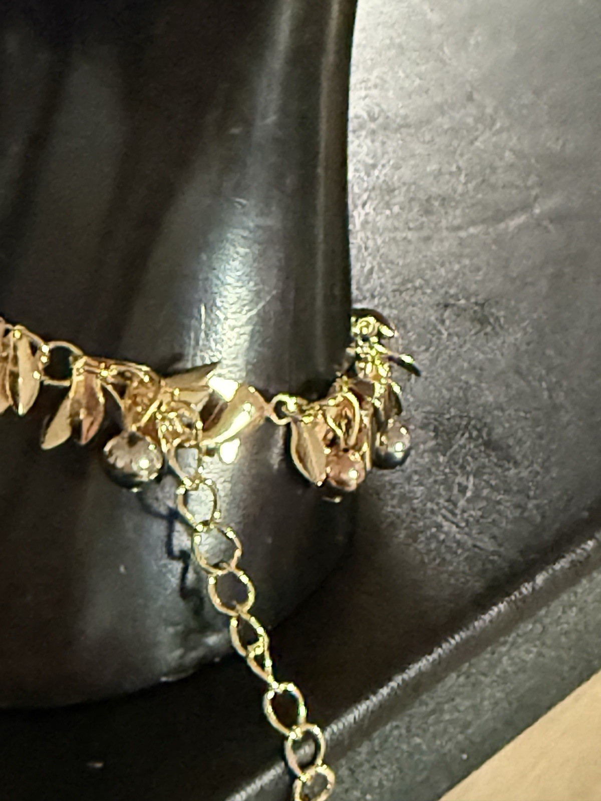 None tarnish none fadeCharm Dangle Adjustable Cable Chain Anklet Lobster Closure