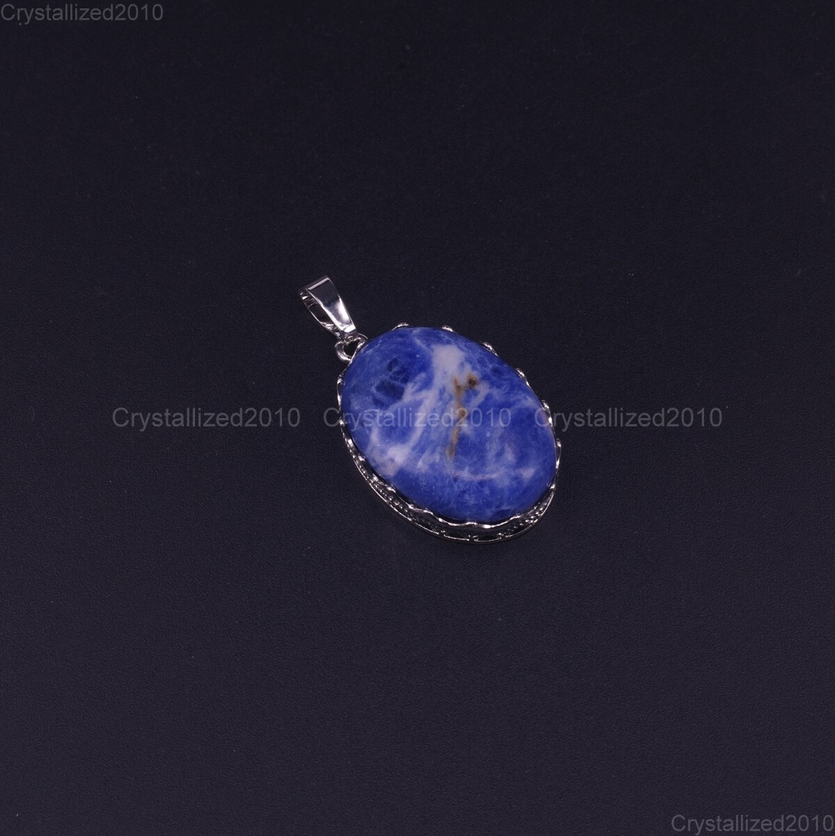 Natural Gemstones Oval Shape Reiki Chakra Healing Pendant Necklaces Beads Pick