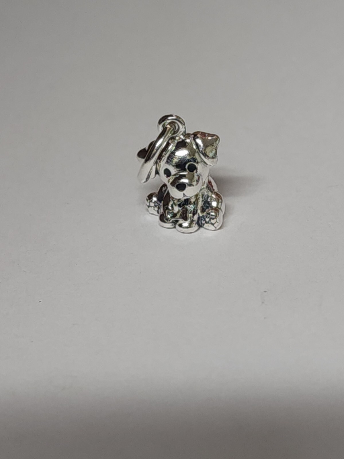 AUTHENTIC PANDORA LABRADOR PUPPY DOG DANGLE CHARM #798009EN16