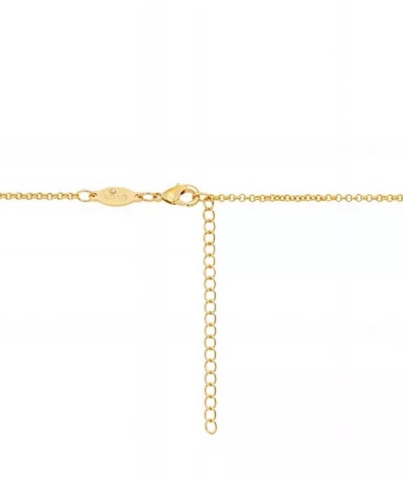 Mickey Mouse “MOM” 14k Gold Flash Plated Multicolor Crystal Bar Disney Necklace