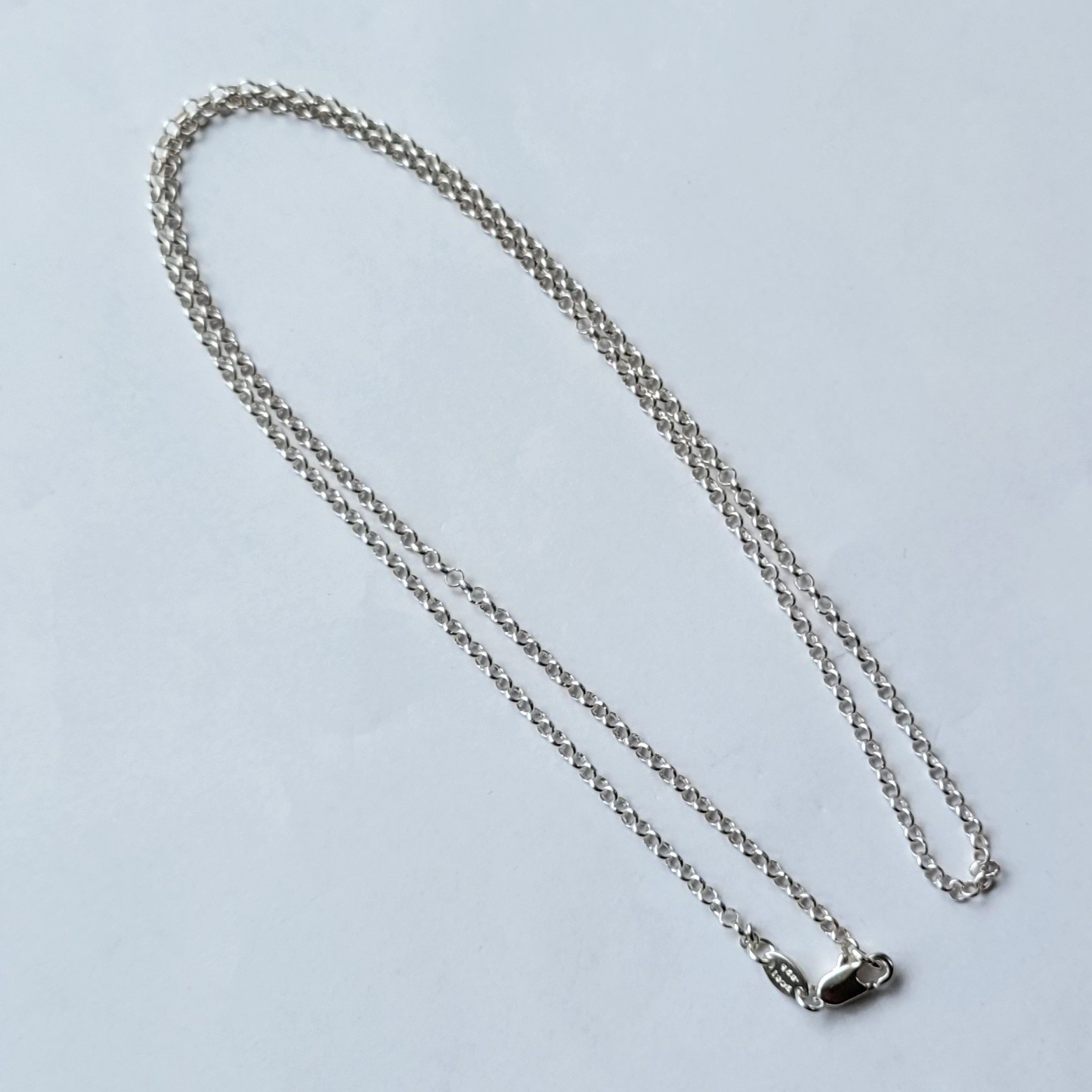 Sterling Silver 925 Chain Necklace Unisex 60cm