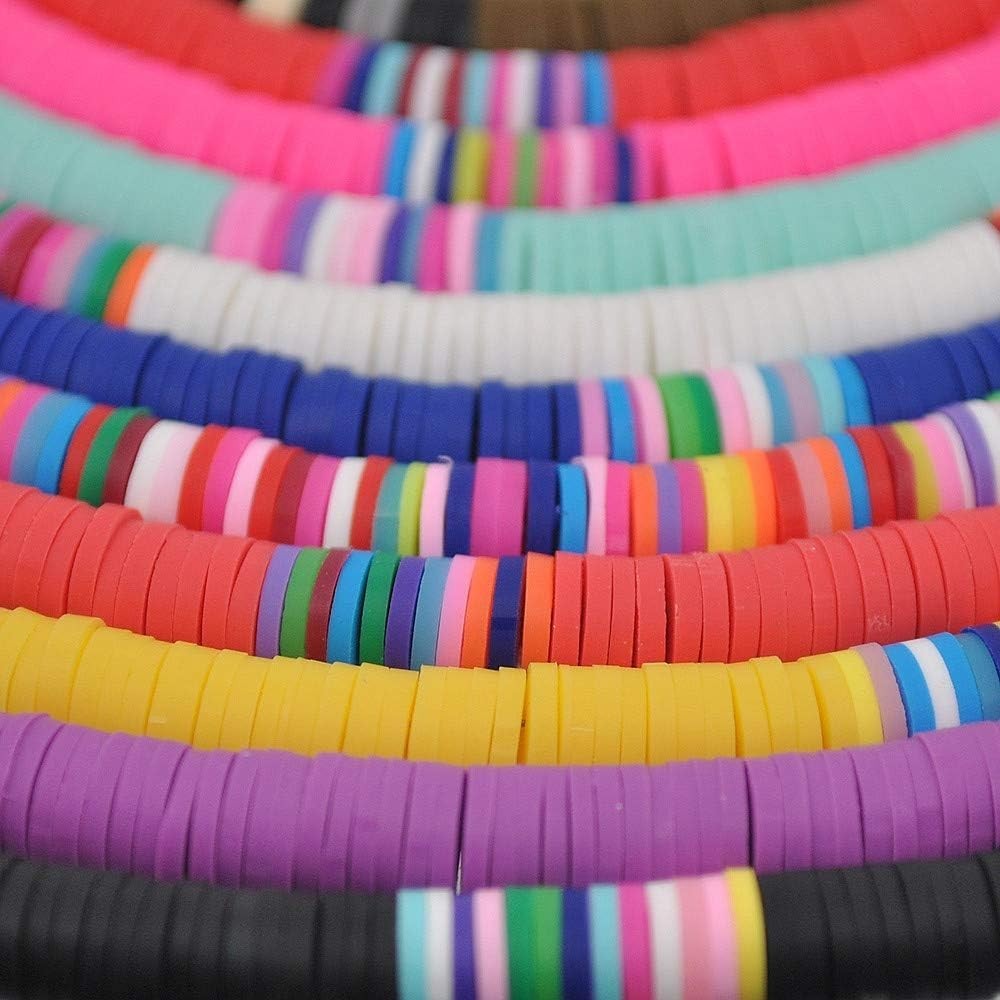 Handcrafted Bohemian Choker – Colorful Vinyl Disc Beads – Perfect for Summer
