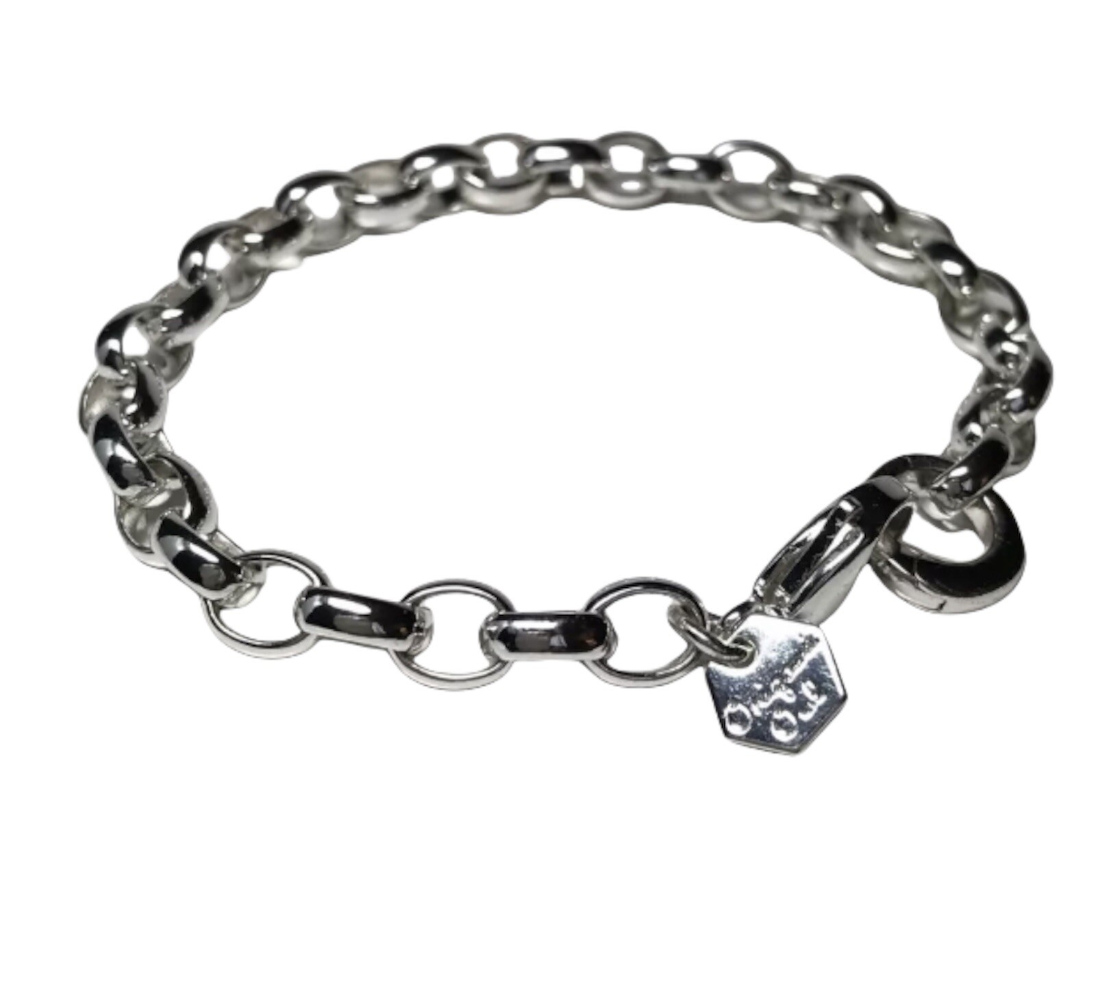 Origami Owl Charm Bracelet Silver / Camera Dangle Included (7” Long)