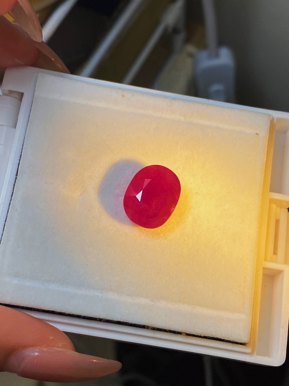 [jerseychou] Natural ruby 13.56 ct, Afghanistan, no heat , AIGS