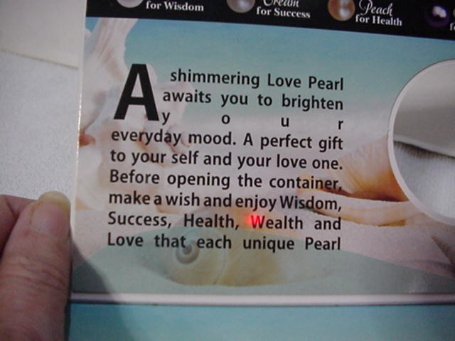 PUKA CREATIONS – “Love Pearl” – 18 KT GP Chain – Never Used/NIB