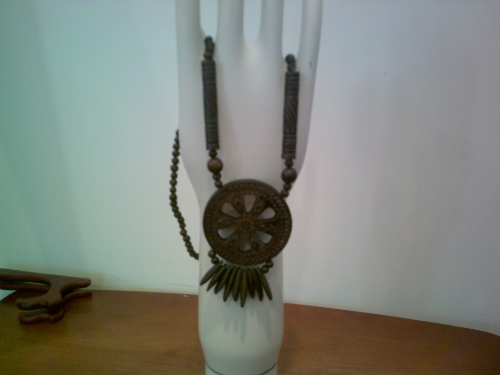 resin beaded Necklace Approx. 12″? SEE PICTURES