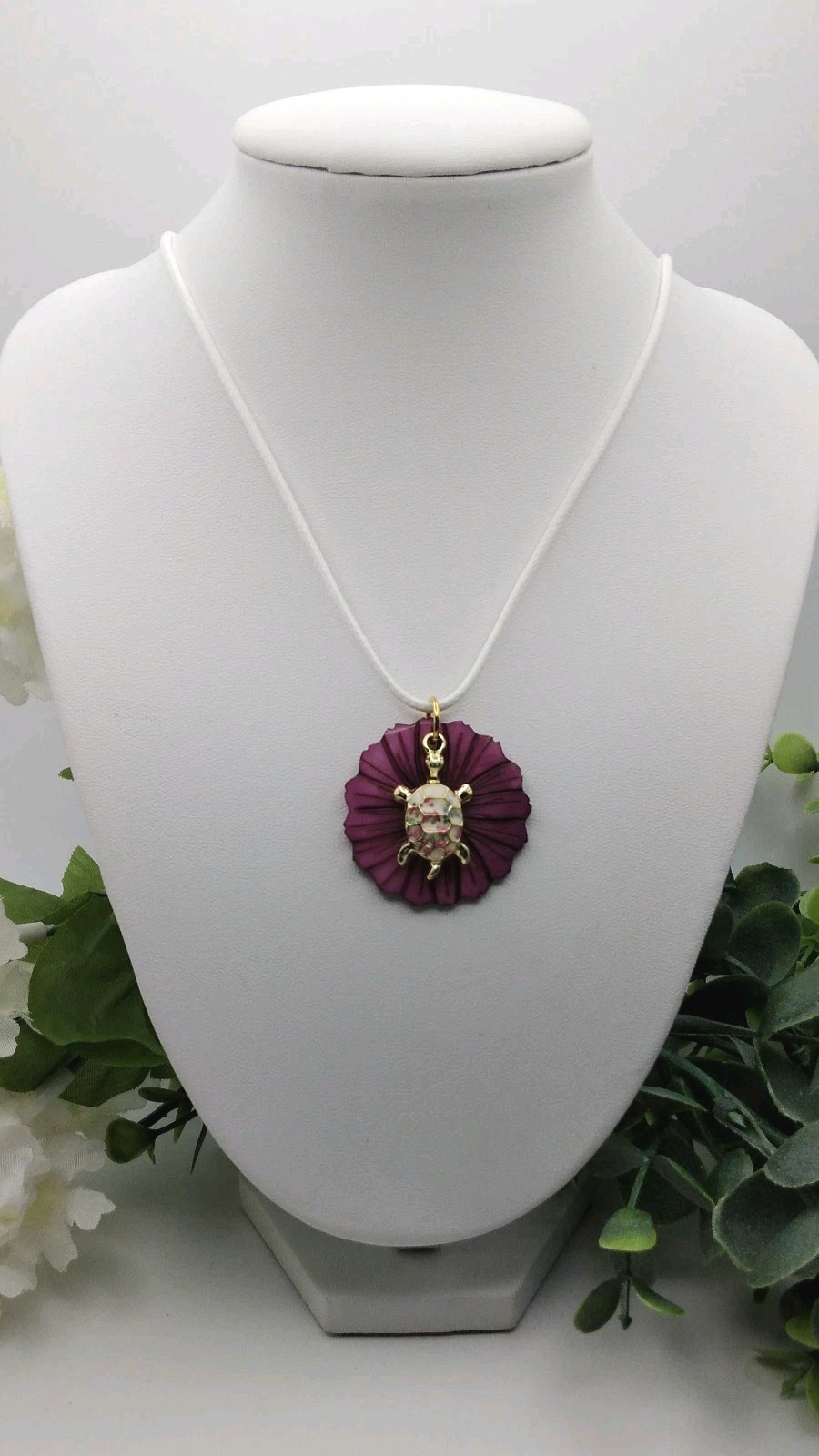 Carved Shell Ocean Necklaces RI Theme Adjustable Sea Pendant 17″ Choose Color US