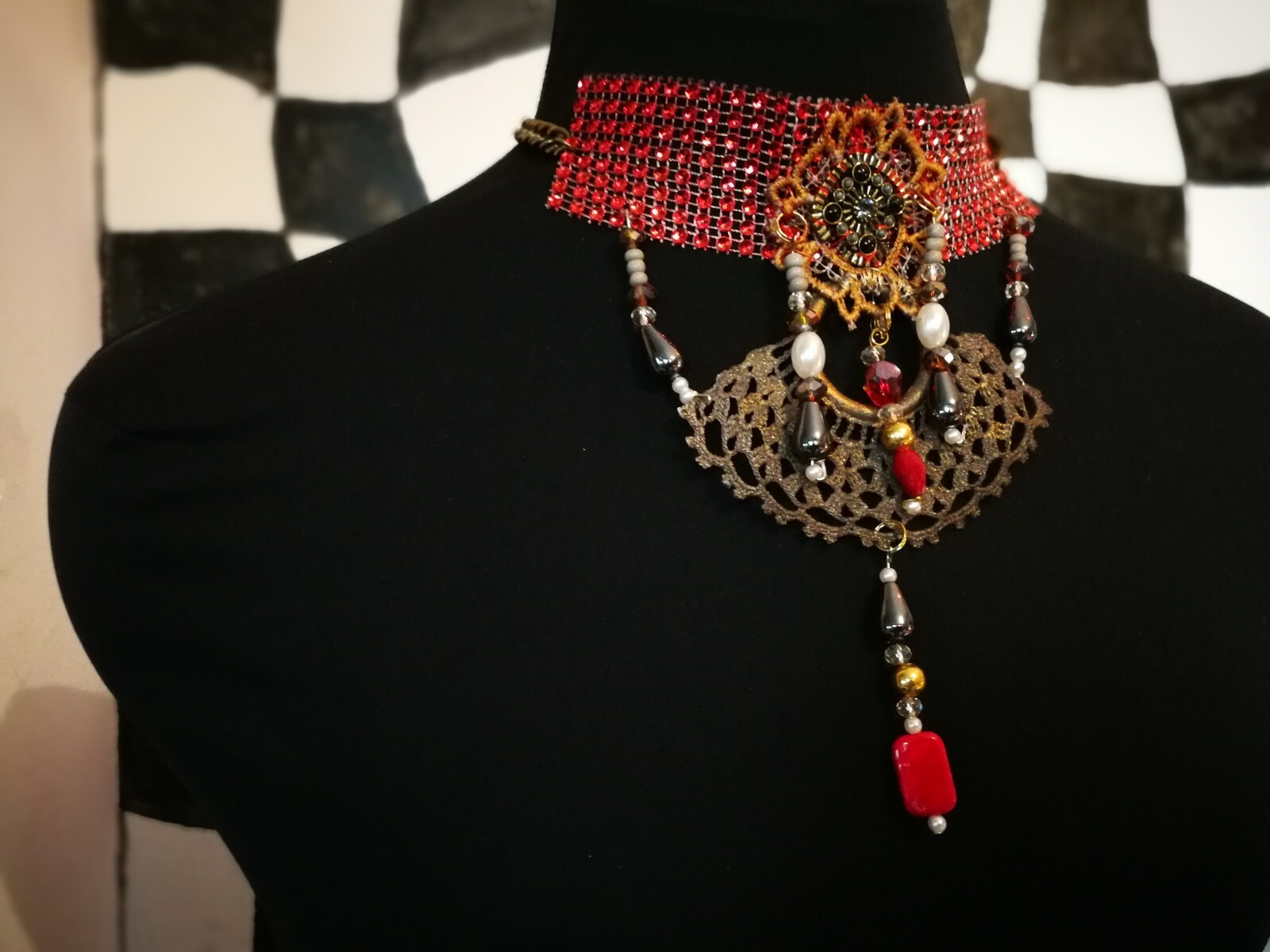 fashion jewelry woman jewel necklace collier choker design jewellery runaway set