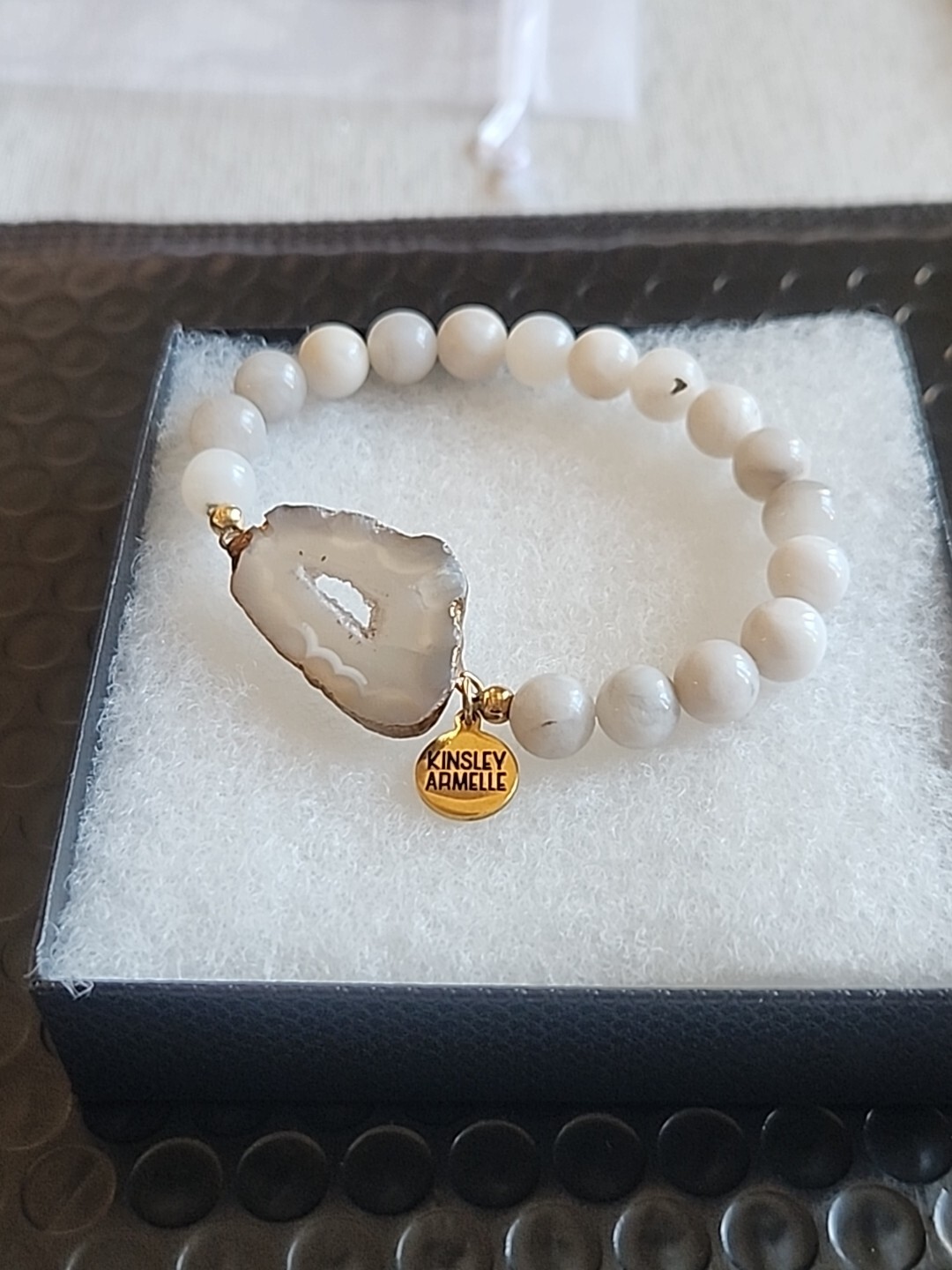 kinsley armelle bracelet Milky Quartz