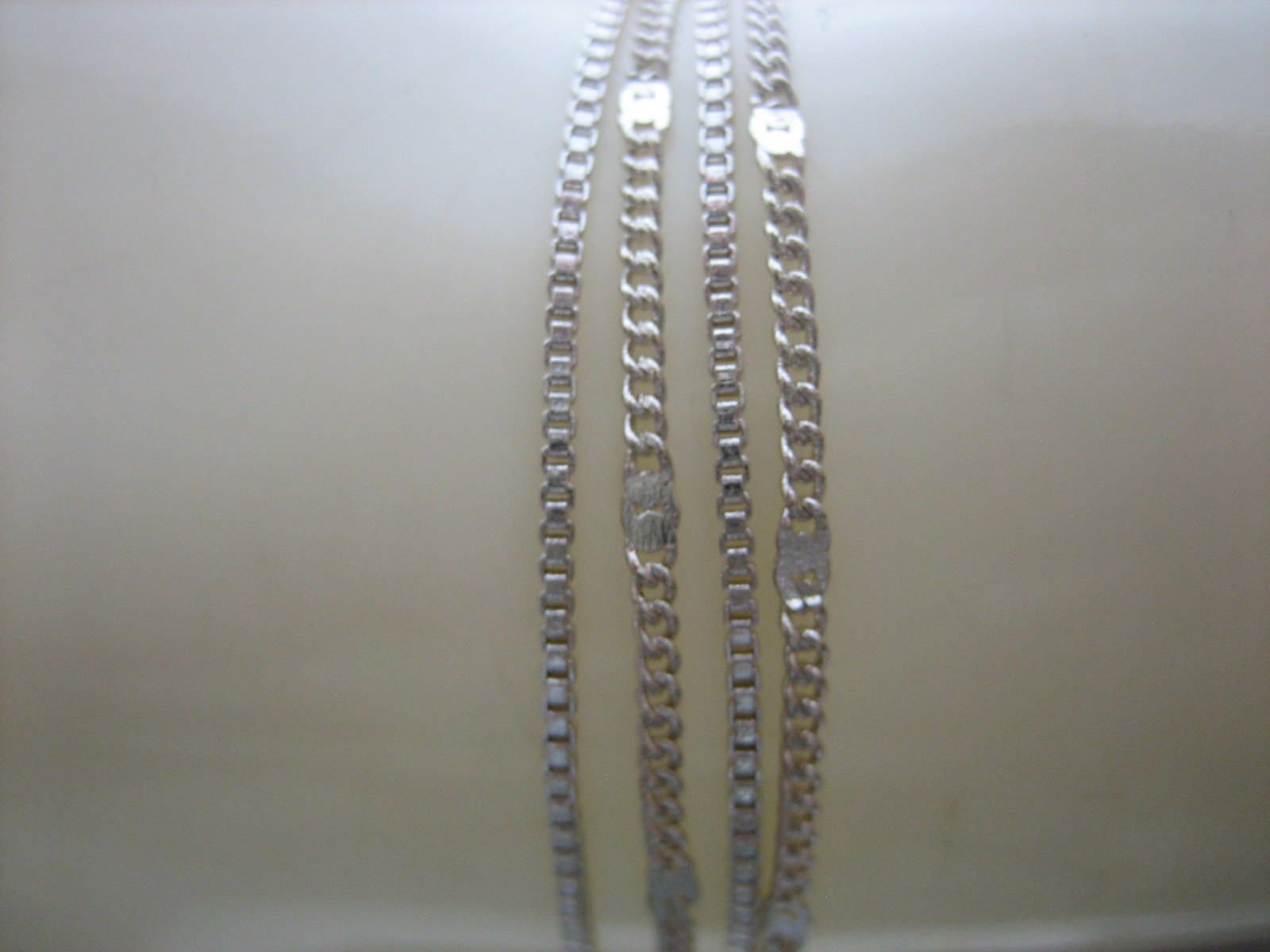 Jenny Bird Silver Tone Two Strand Teardrop Pendant 18″ Necklace
