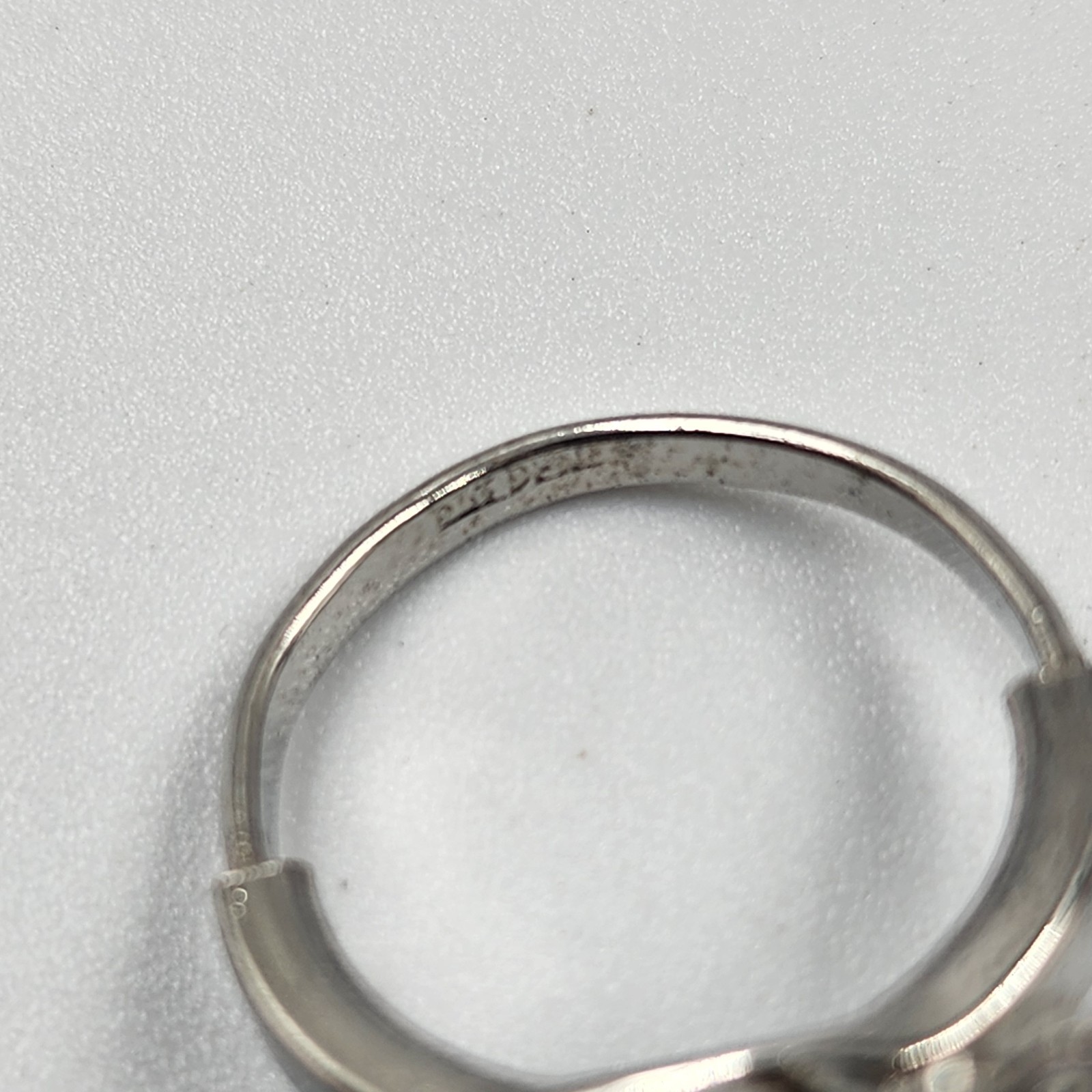 Stainless Steel Flower Ring Petals Boho Style Size 6 Pat. Pend Stamp