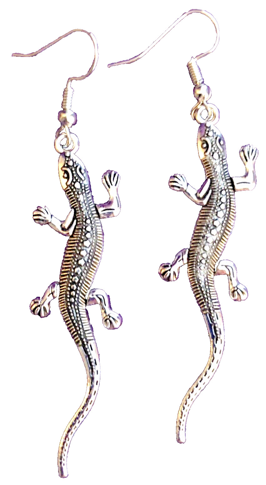 Lizard Charm Earrings!