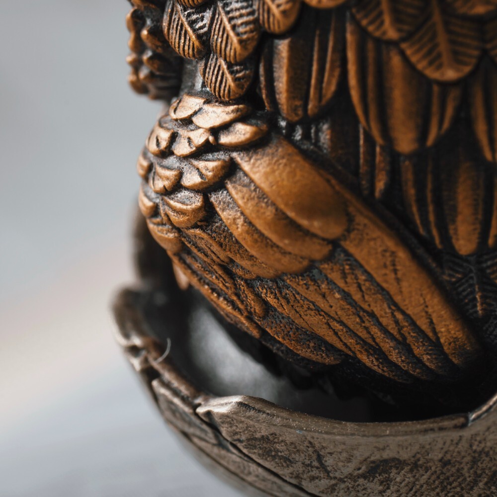 Owl Fidget Pendant for Necklace Owl Winking Pendant Jewelry Charm for Men Women