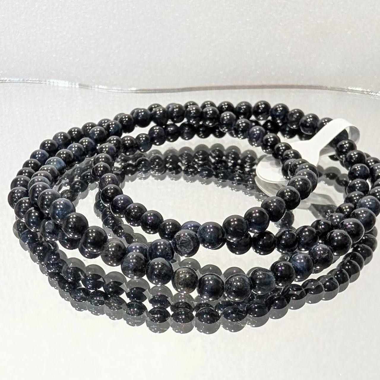 4mm+ Blue Tiger’s Eye Bracelet / Necklace *ON SALE: please see description