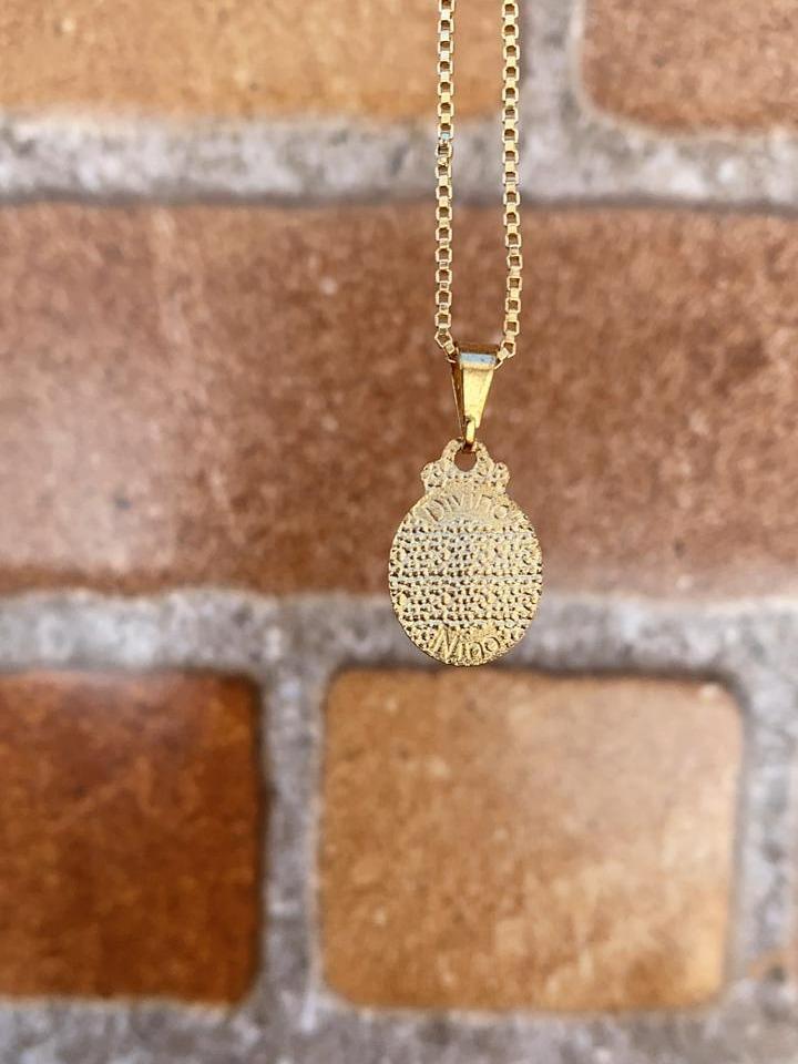 Divino Nino Baby Kids Gold Filled Necklace Box Chain 16in Boys Girls Cadena Nino