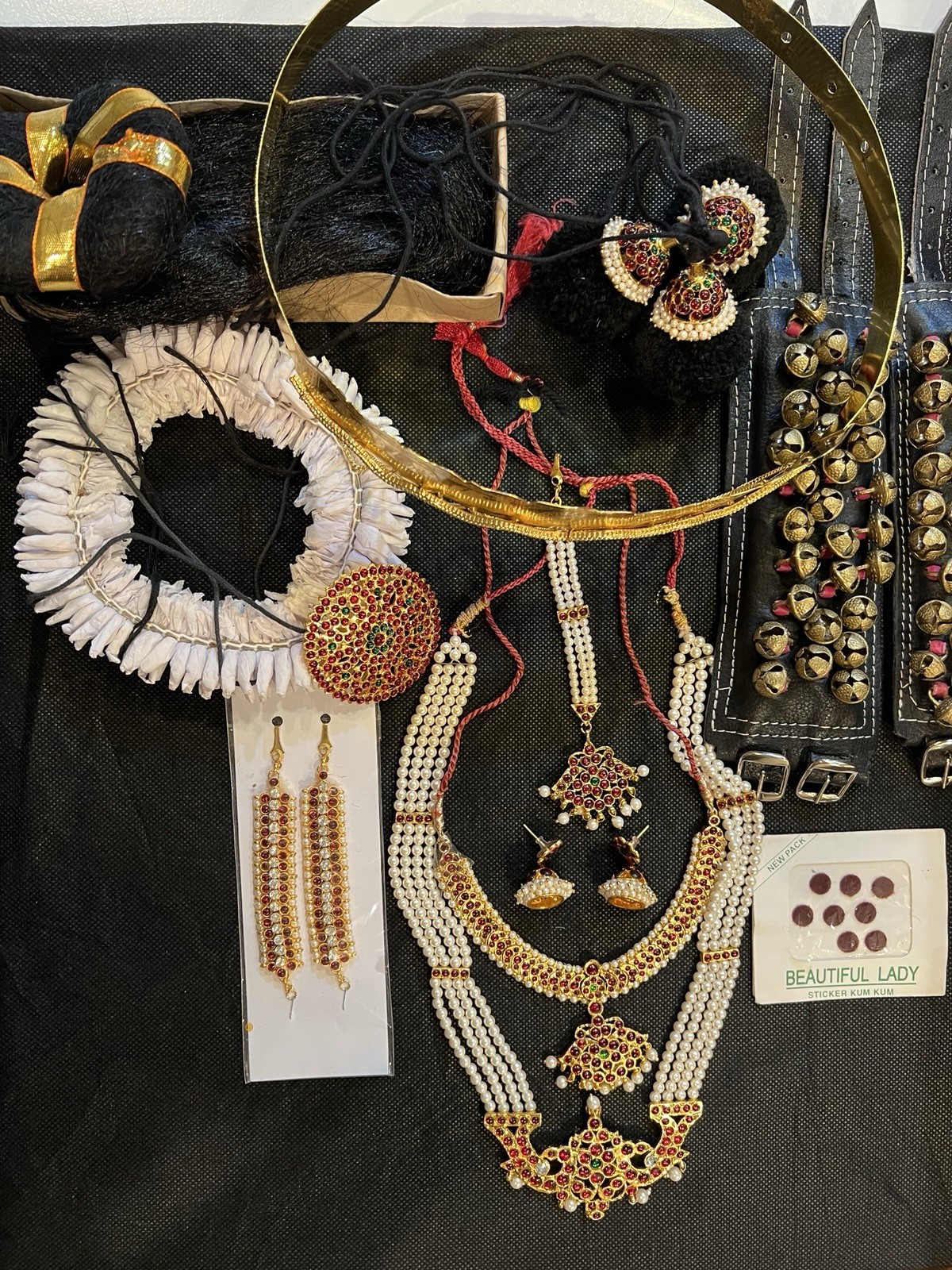 Complete Bharatanatyam Dance Accessory Set for Kids/Youth