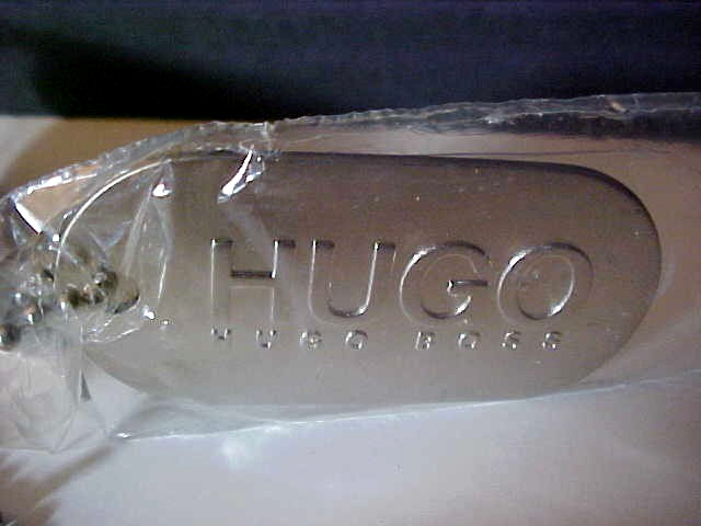 Vintage Hugo Boss Men Fragrance Dogtag + Don’t Imitate Innovate Dog Tag Necklace