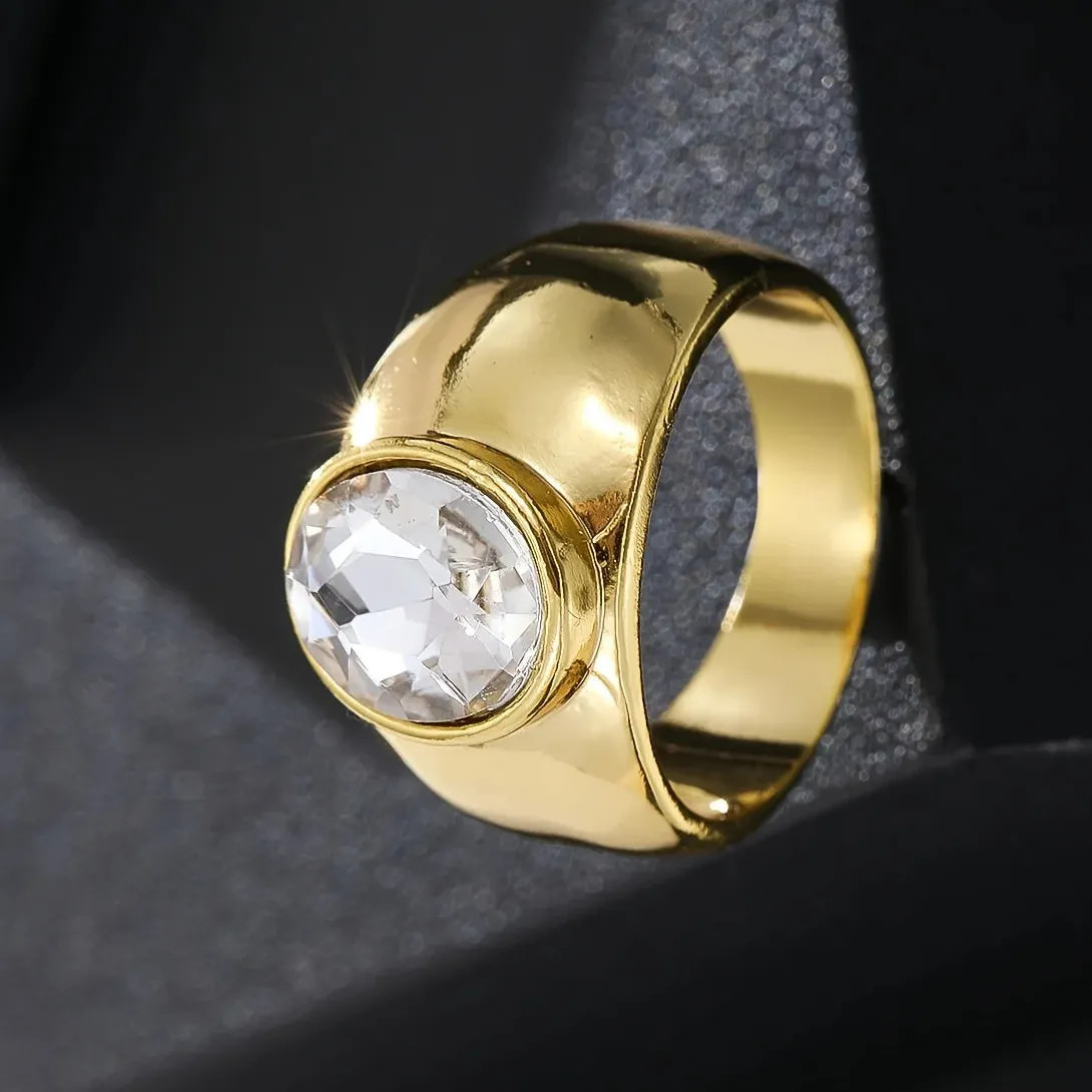 Fashion Boho Zinc Alloy Women’s Engagement Ring Daily Wear Gift