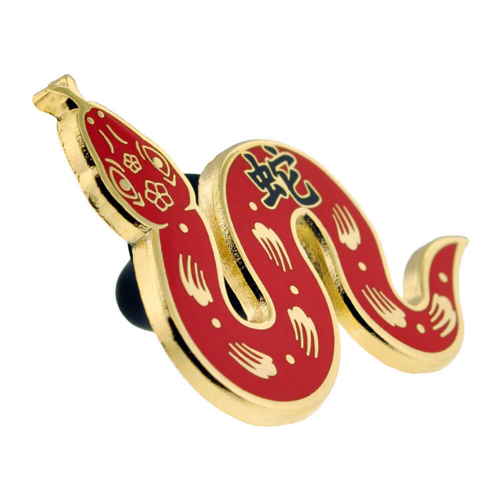 PinMart’s Chinese Zodiac Year of the Snake New Year Enamel Lapel Pin