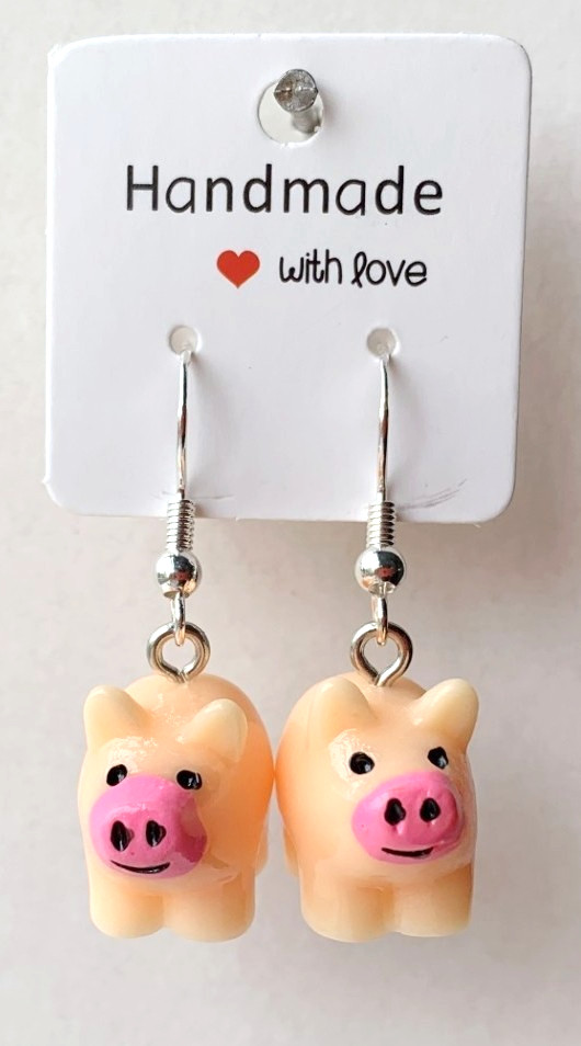 NOVELTY EARRINGS VARIOUS DESIGNS FOOD FRUIT ANIMALS WITH FREE ETC GIFT BAG 925