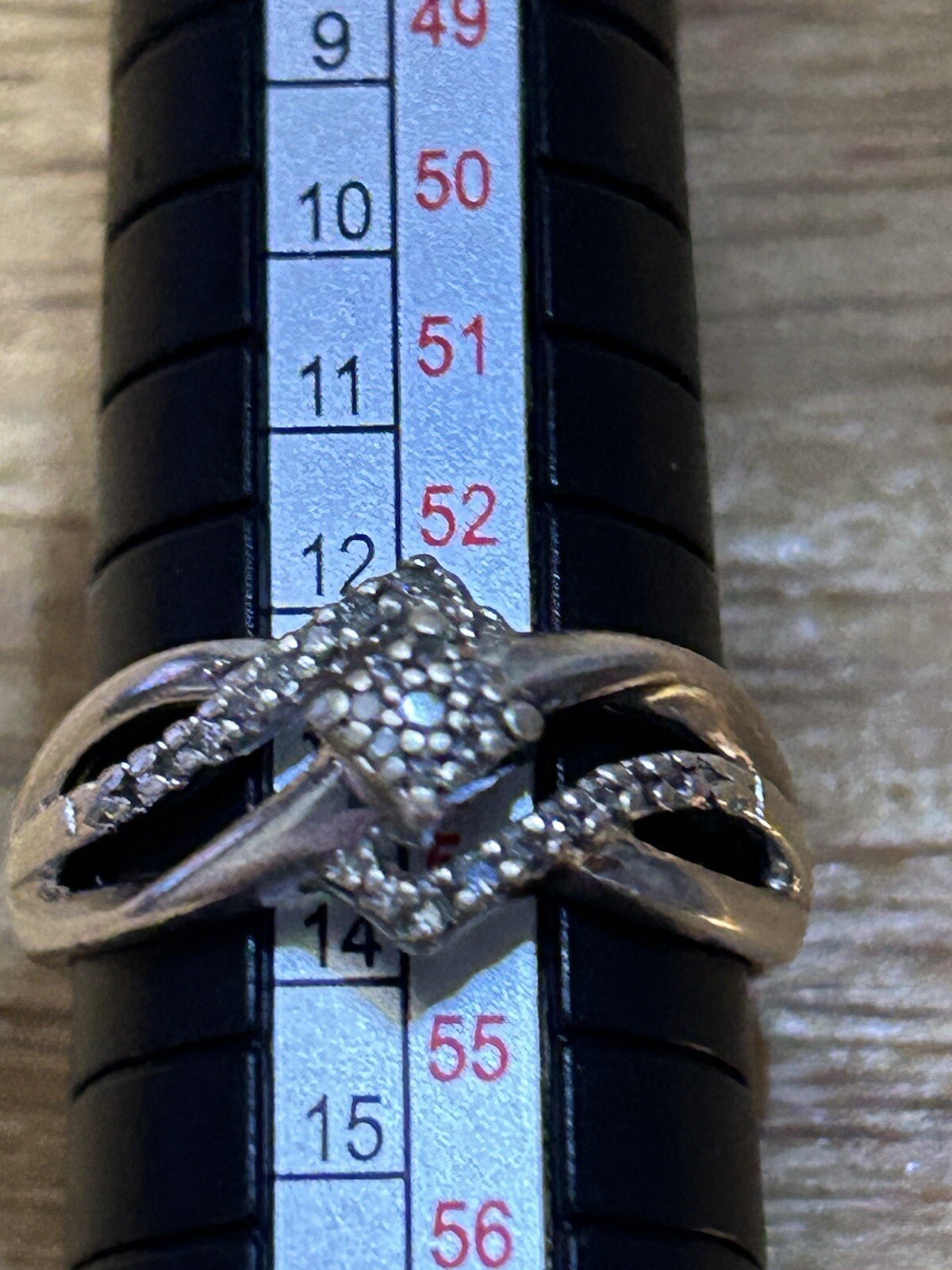 Kay Jewelers Women’s Sterling Silver (925) 1/4ct Size 7 Forever Diamond Ring