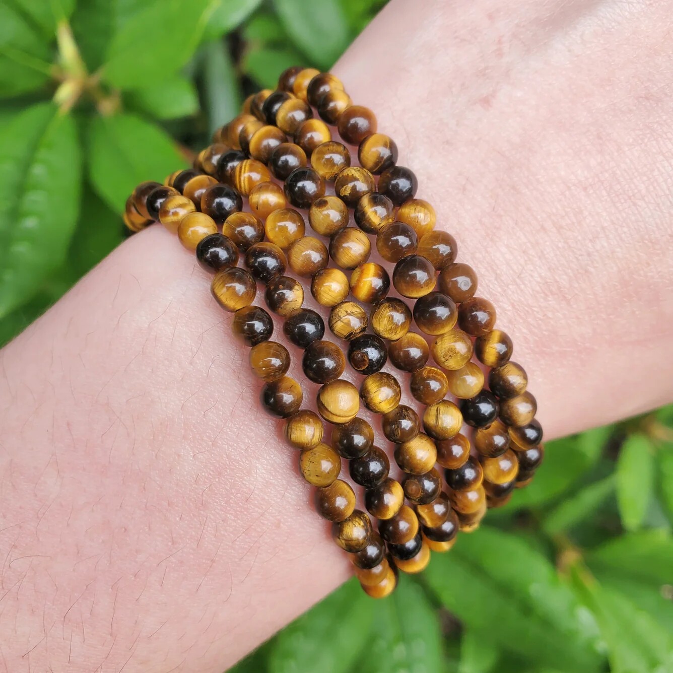 4mm Natural Gemstone Round Beads Layering Healing Bracelets for Reiki Balance
