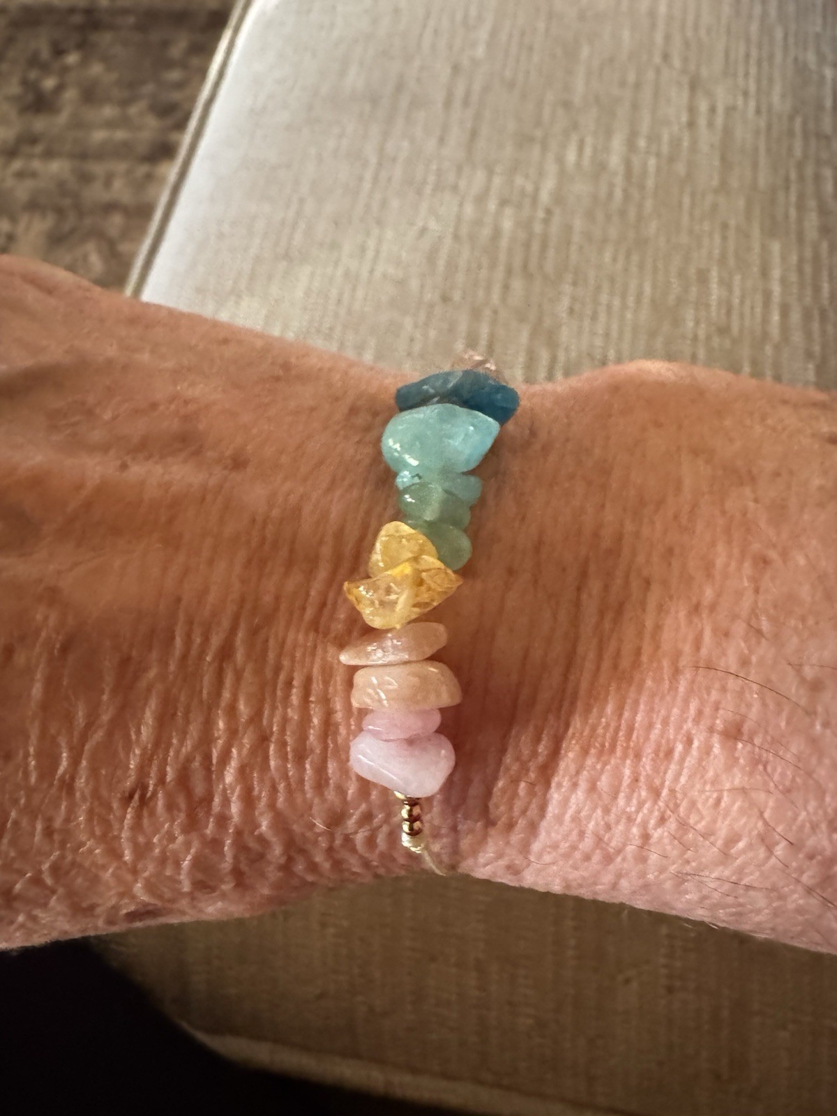 Erin McDermott Chakra Sliding Adjustable Bracelet