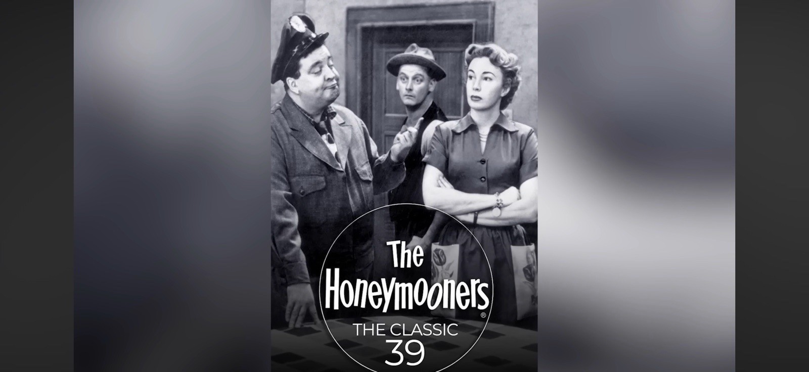 #3/10 Vintage, “HONEYMOONERS” Sitcom CHARM TV KRAMDEN b/w Italia for 9MM Bands