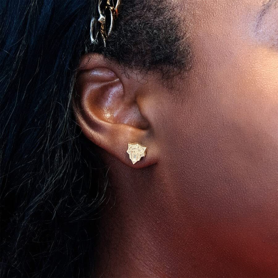 The Official WAKANDA FOREVER Authorized Marvel Black Panther 3 Stud Earrings Set