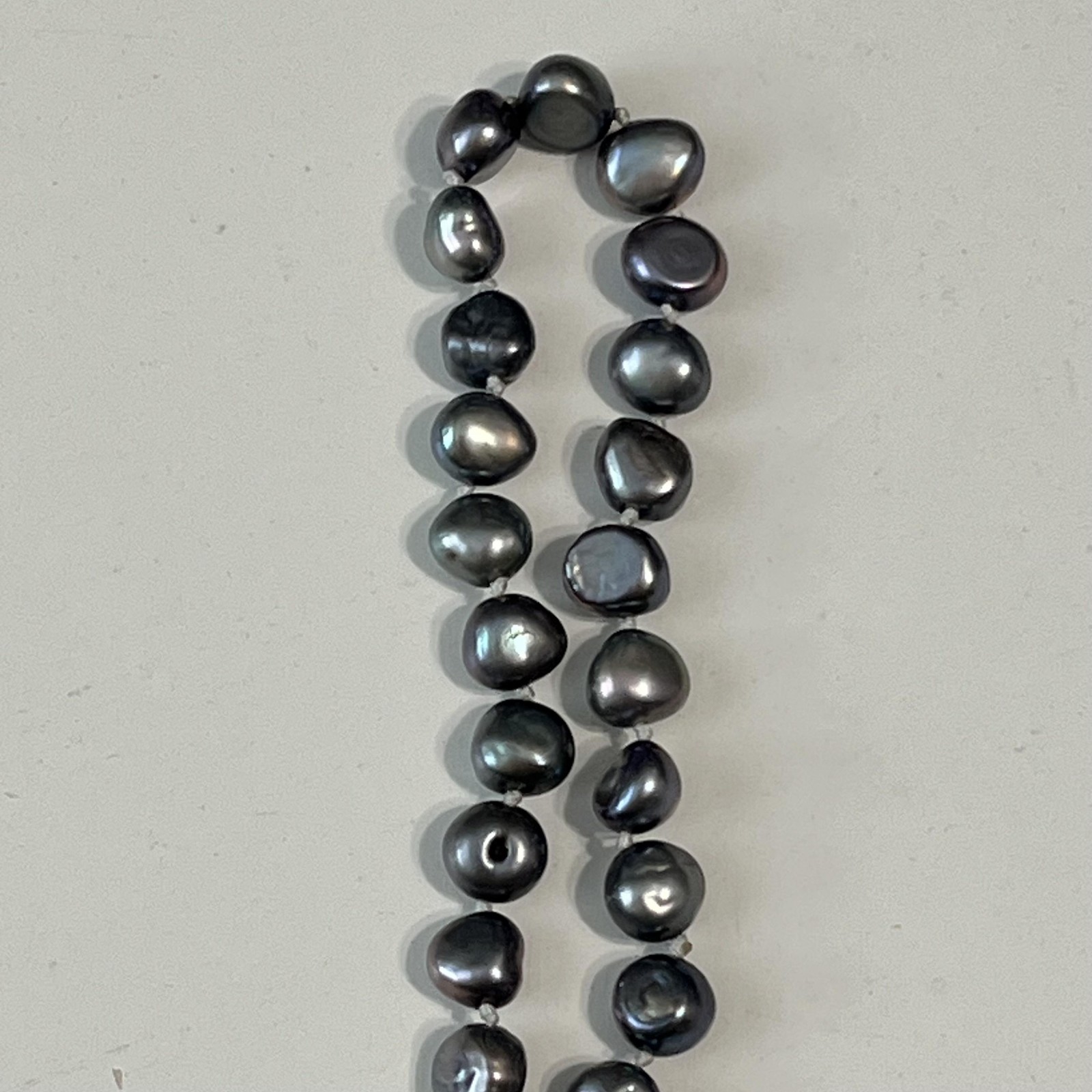 Tahitian Pearl Necklace Beaded Necklace Long 36 In Women Fashion Vintage Jewelry