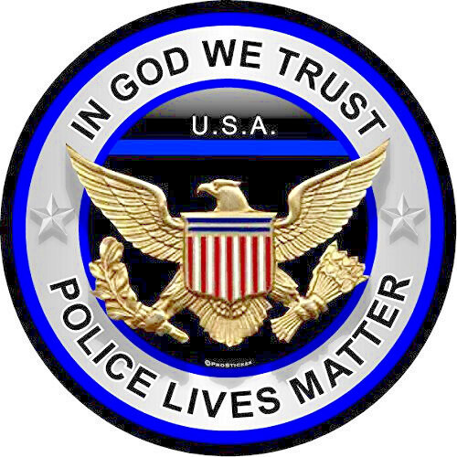 POLICE LIVES MATTER FLAG EAGLE COP GOD Pendant 925 Sterling Silver 20″ Necklace