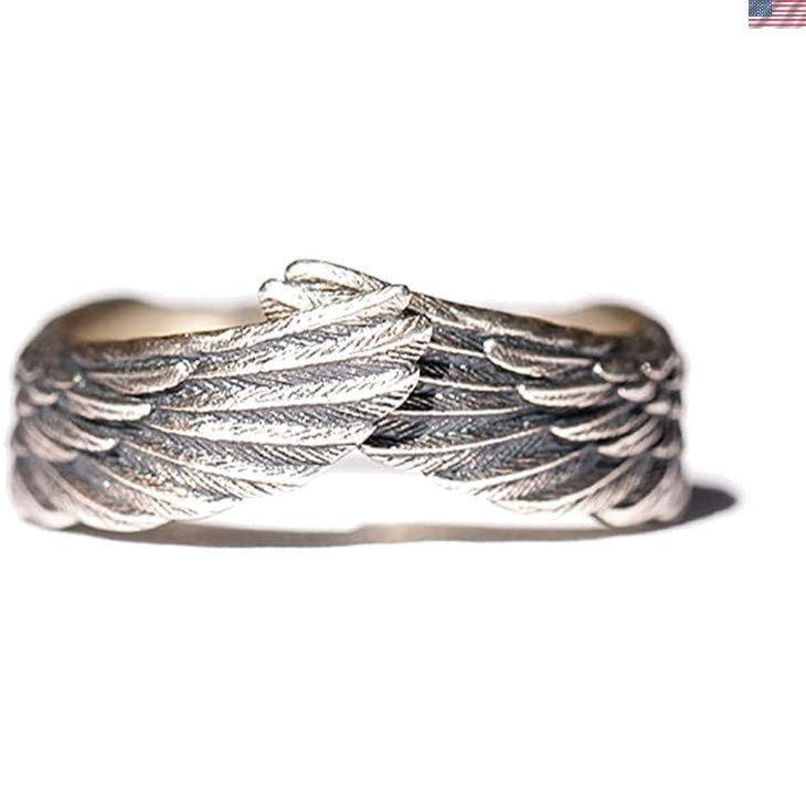 Stylish Adjustable Sterling Silver Guardian Ring with Goldstone – Unique Gift
