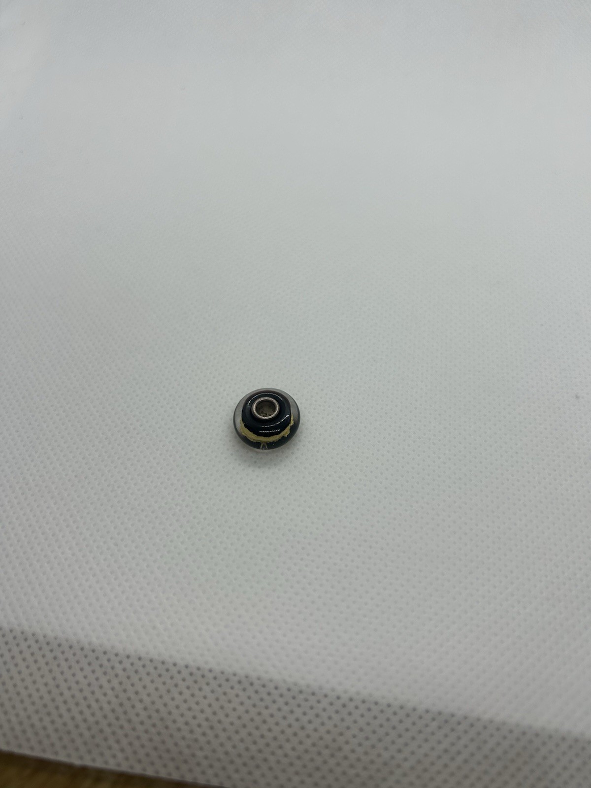 Authentic TrollBeads- “Black Gold” Murano Glass
