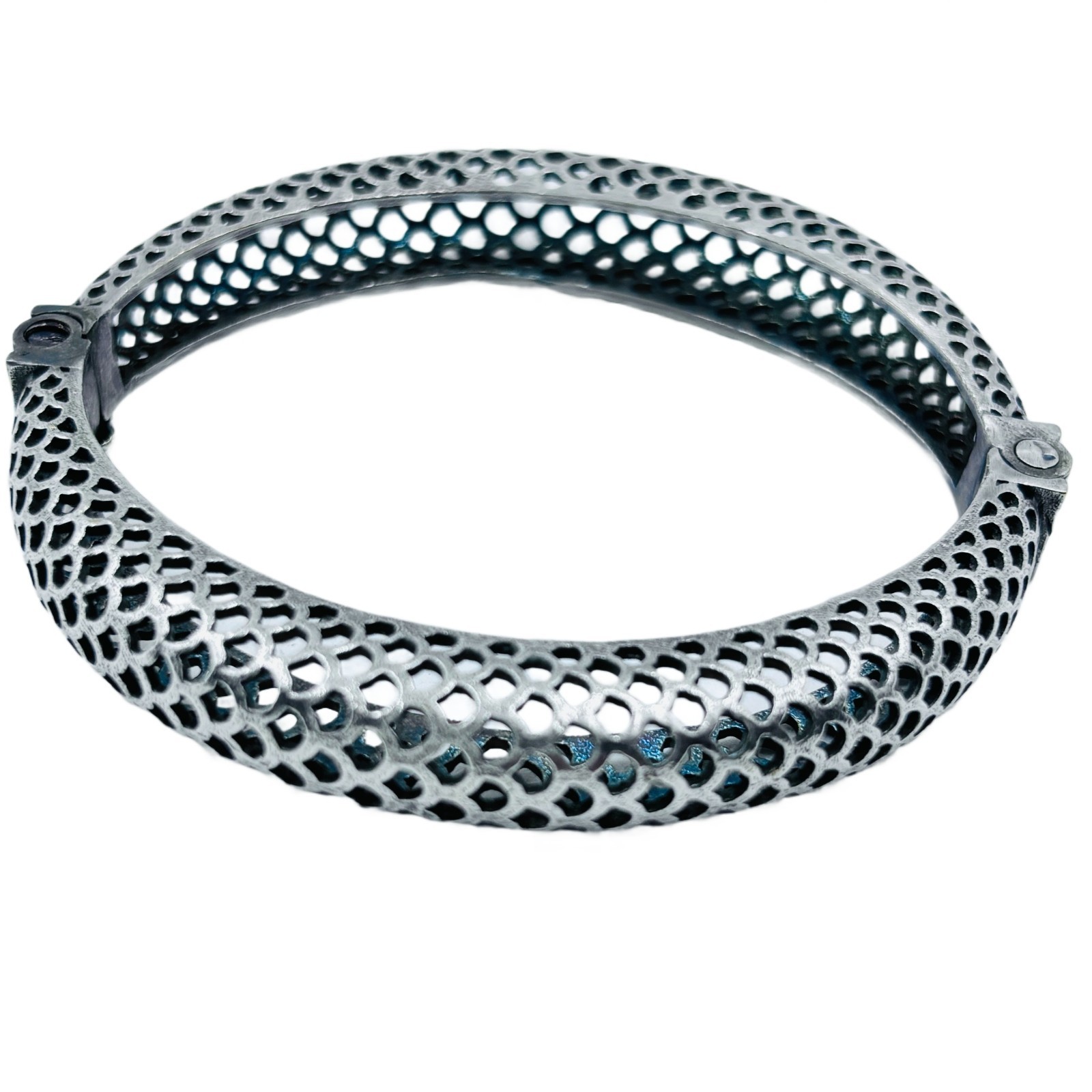 Indian Oxidized Openable Silver Plated Bracelet for women/Everyday Wear