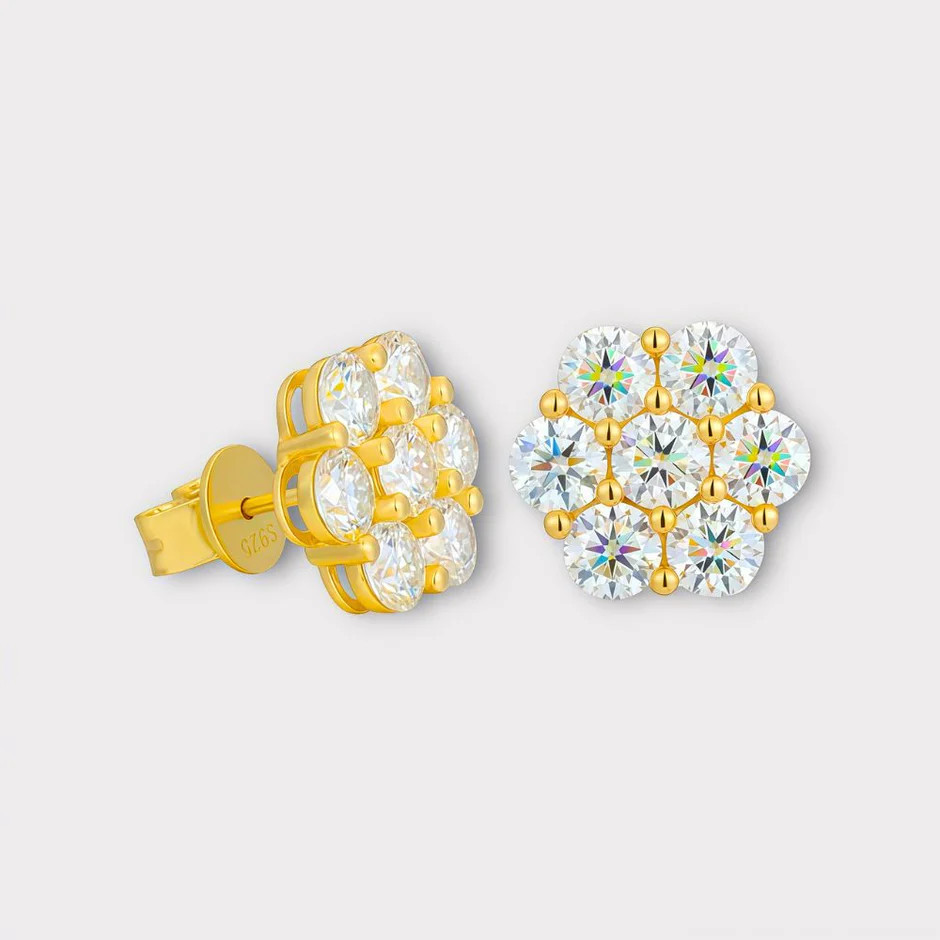 Earrings | Authentic VVS | GRA Certificate Included | 925 Sterling Silver