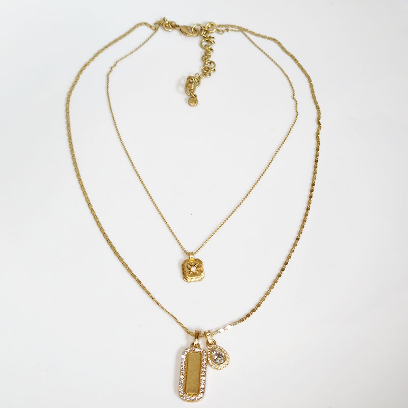 New 21″ Cabi Layered Pendant Necklace Gift Retro Women Party Vacation Jewelry