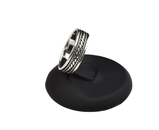 Sterling Silver Ring 925 Rope Braid Wedding Design Band Size 6.5, 8.5, 9.5, 10.5