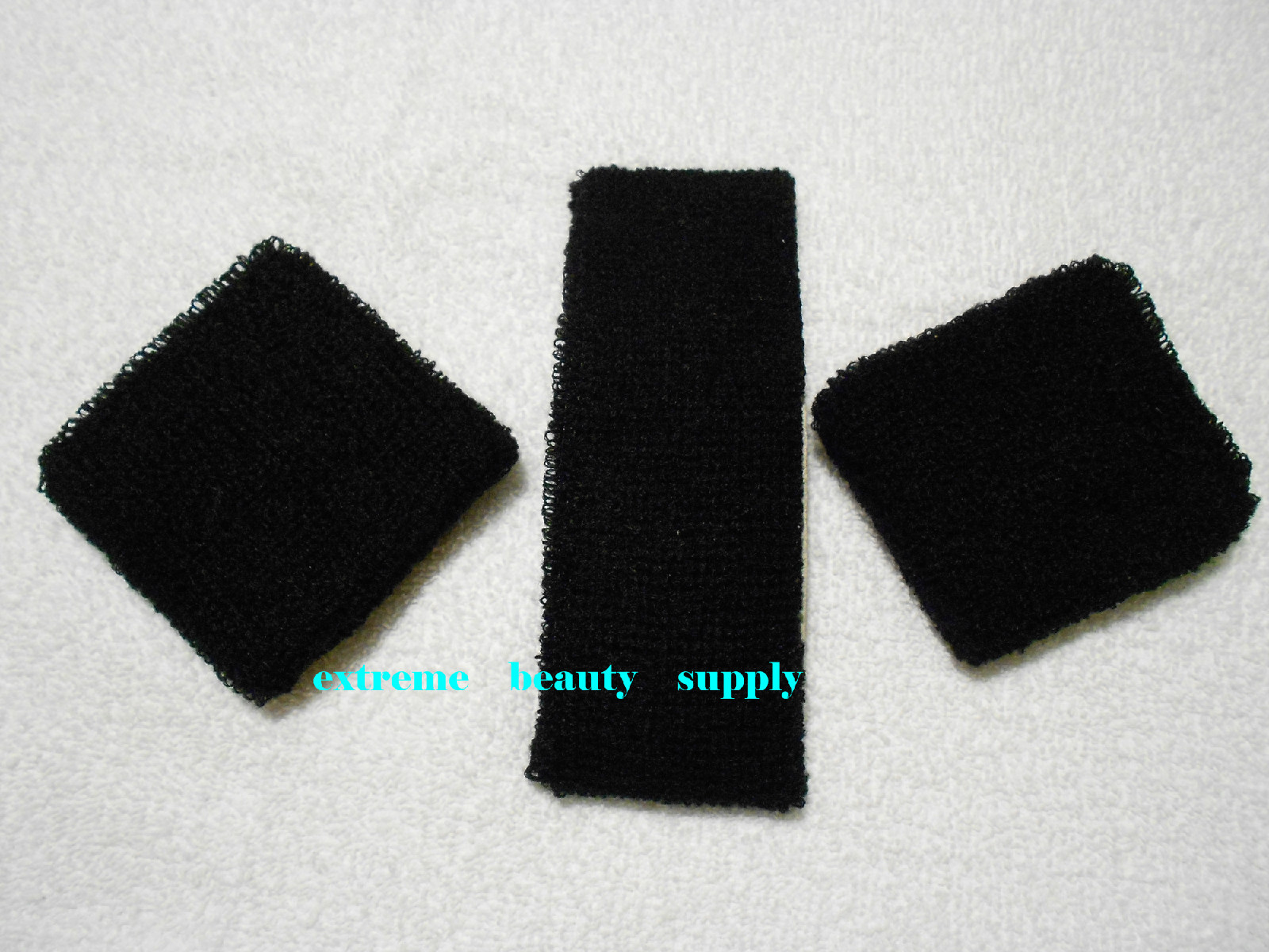 3 three TONE STRIPE red white blue Sports Band HeadBand WristBand Sweatband set