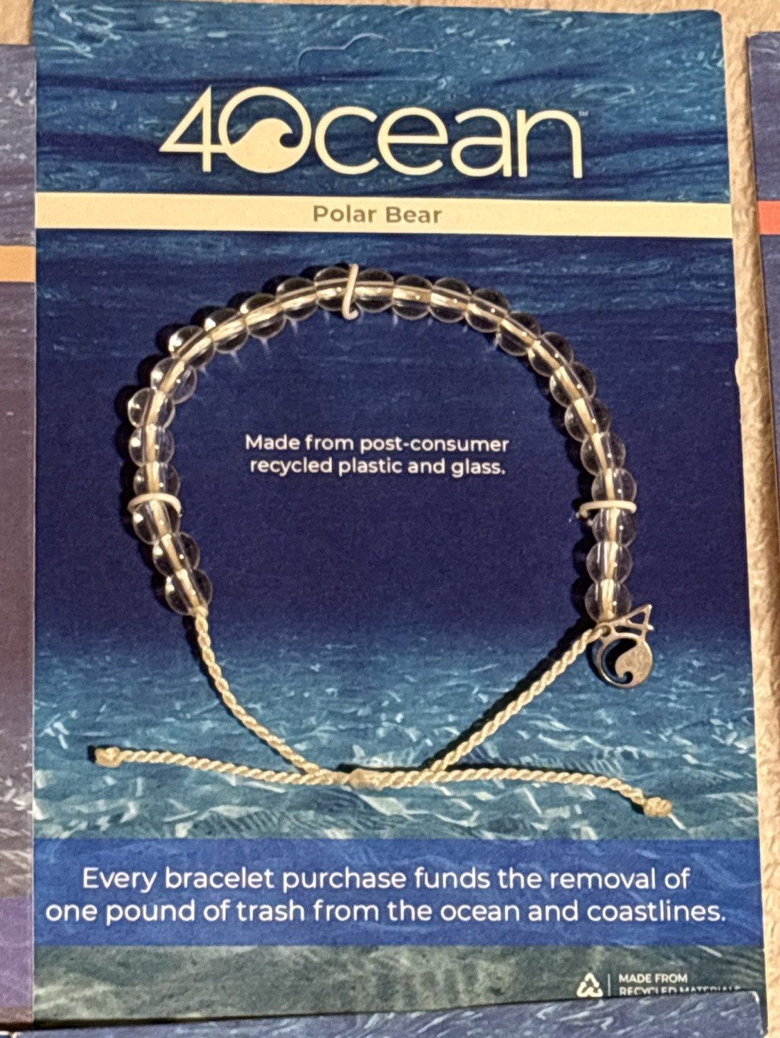 4Ocean Clear Bead Bracelets