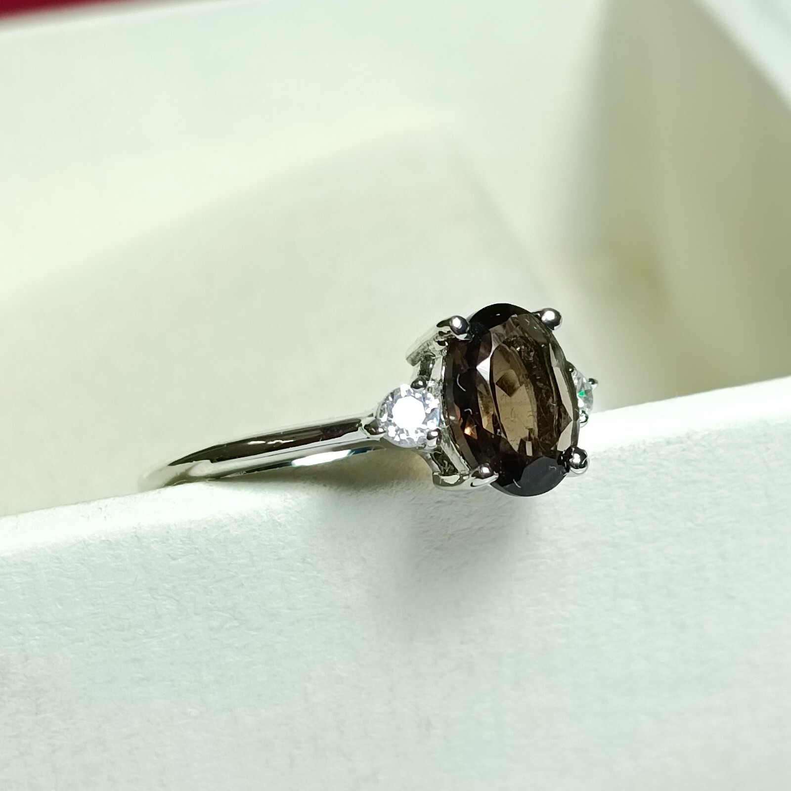 Natural Smoky Quartz Vintage Ring With 925 Sterling Silver ALL SIZE AVAILABLE