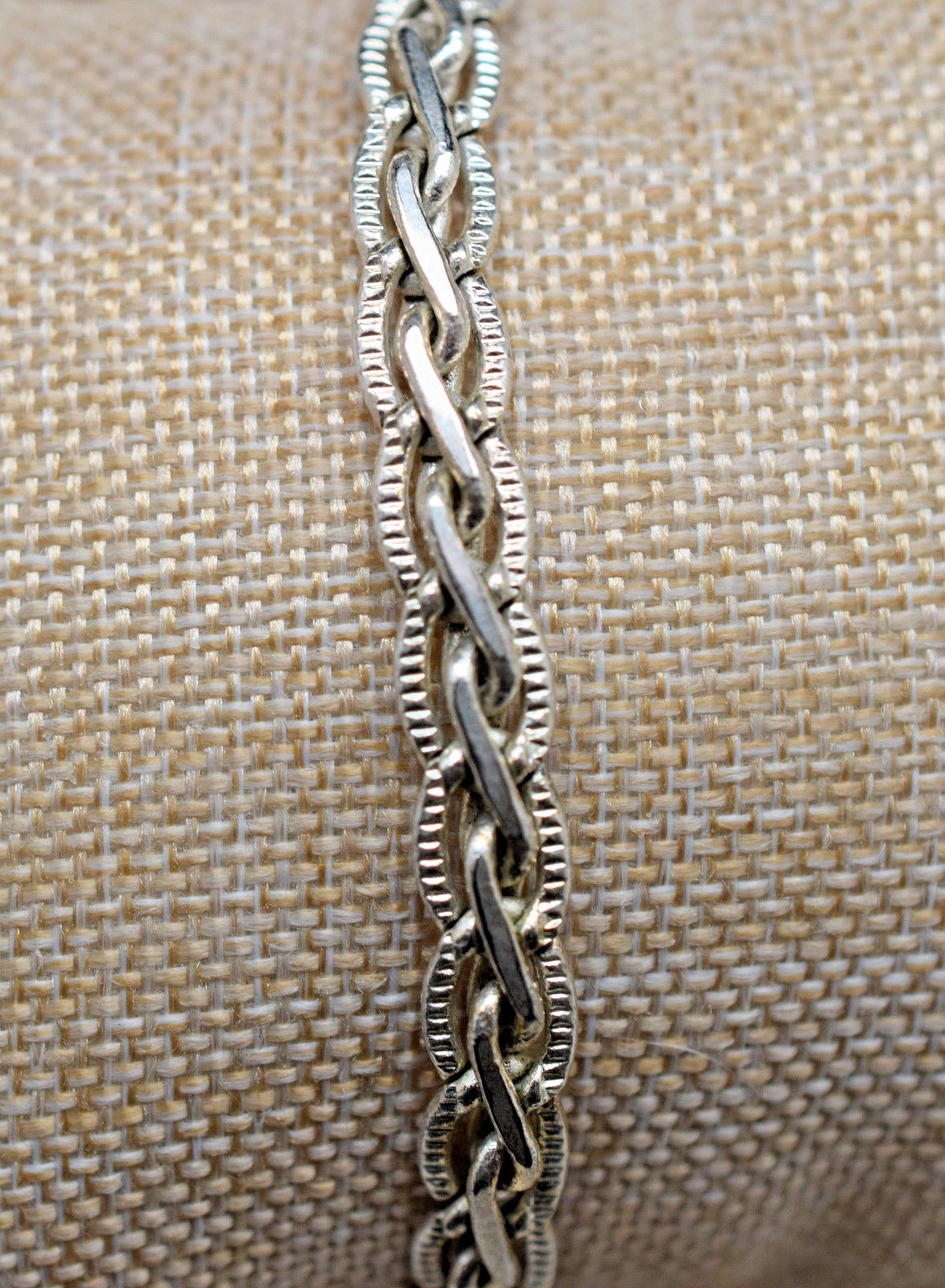 6MM Silver Tone Chain Bracelet New 8″ Lobster Clasp