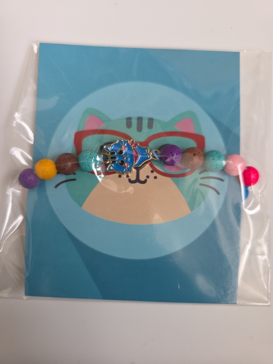 Kitty Cat face Bracelet adjustable cord , For Kids, Girls . See Picture