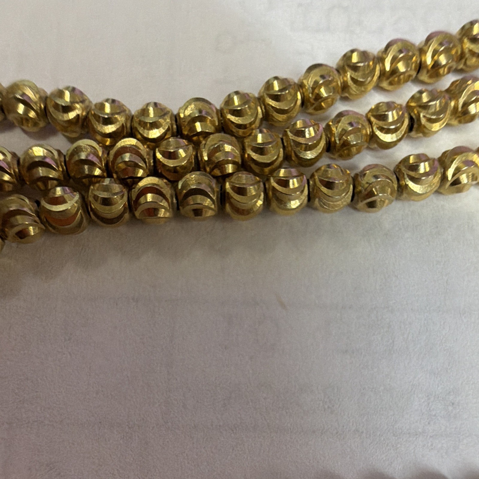 Jacoje 14k gold 3mm moon cut chain 12grams 20 inches